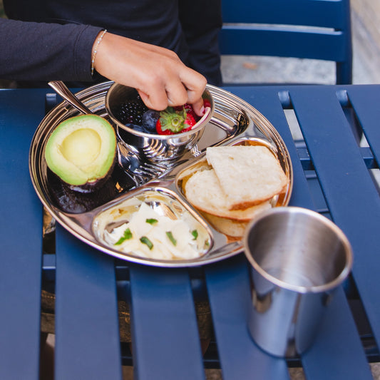 Ahimsa Essentials Divided Plate MADE SAFE