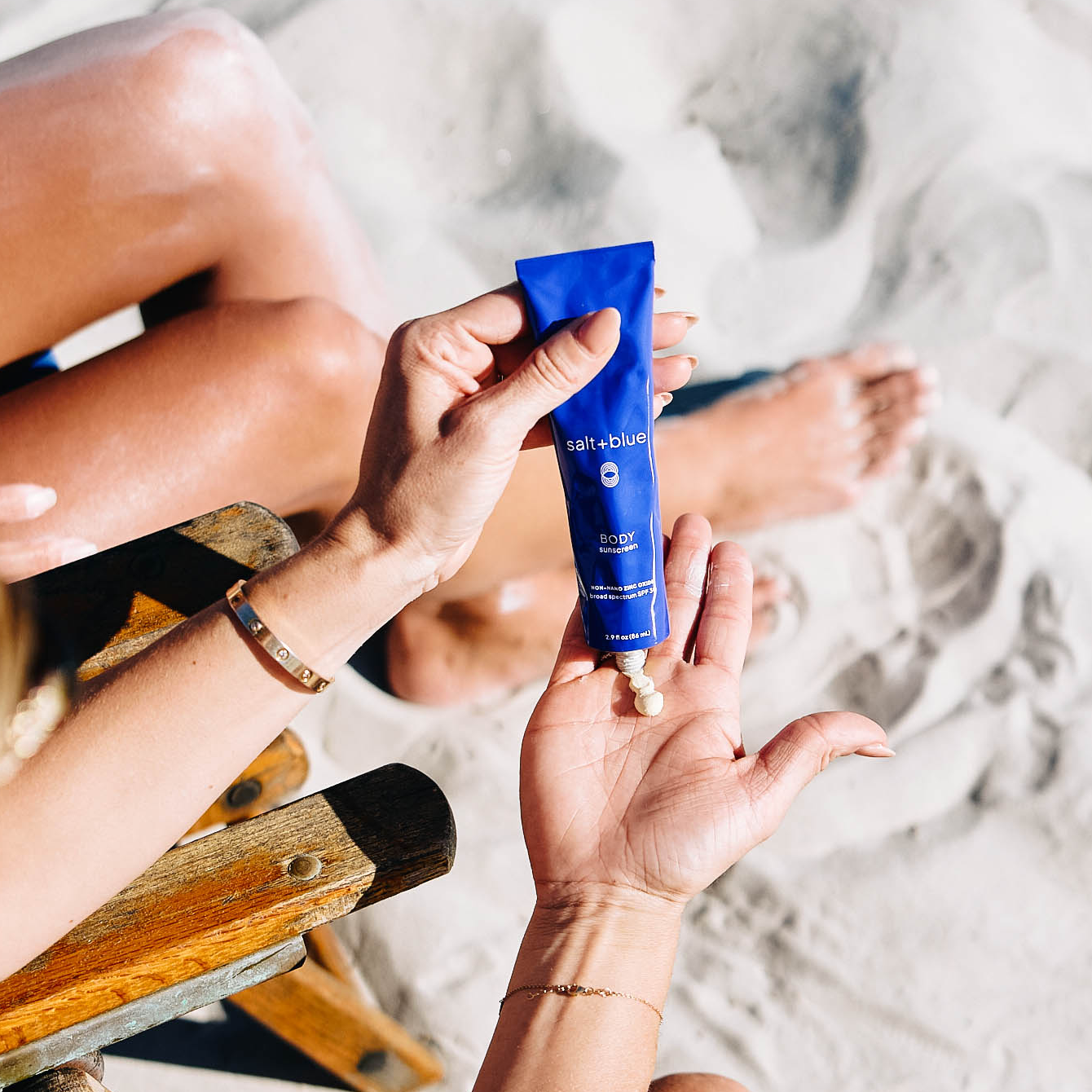 Annmarie Skin Care Salt Blue Body Sunscreen MADE SAFE