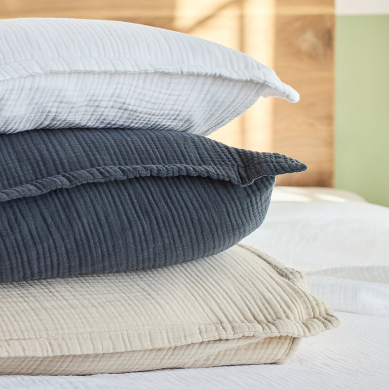 Avocado Green Mattress Organic Cotton Gauze Pillow Sham MADE SAFE
