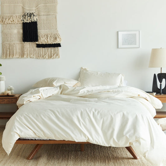 Avocado Green Mattress Percale Organic Cotton Duvet Cover MADE SAFE
