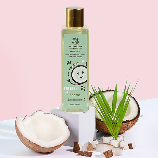 Little Rituals Cold Pressed Organic Coconut Oil with Plant Actives MADE SAFE