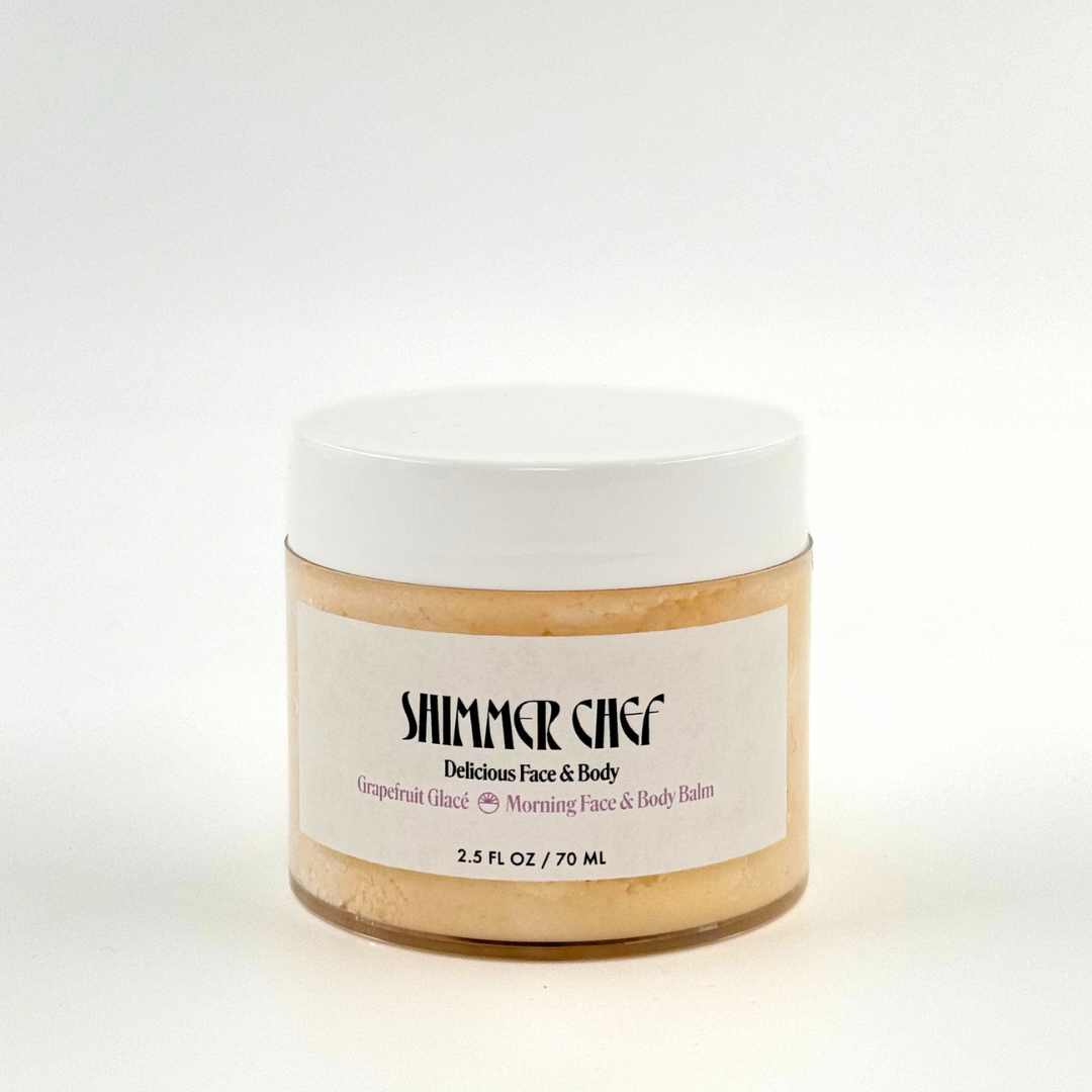 Shimmer Chef ~ Grapefruit Glacé (Morning Face + Body Balm) – MADE SAFE a  program of Nontoxic Certified, image size:1080x1080