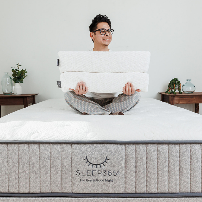 Sleep365 Organic Supta Cube Pillow MADE SAFE