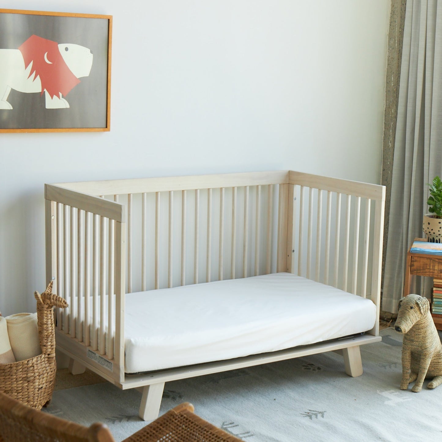 Avocado Green Organic Cotton Crib Sheet MADE SAFE