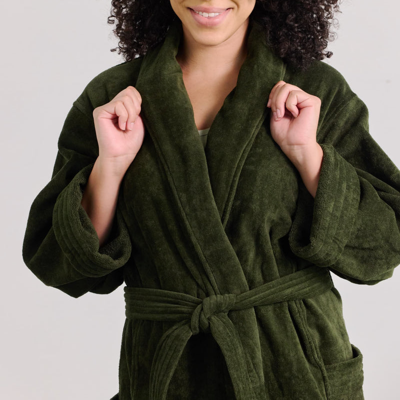 Avocado Organic French Terry Robe Unisex MADE SAFE