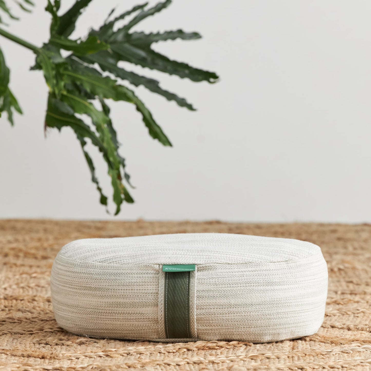 Avocado Organic Yoga Meditation Pillow Oval MADE SAFE