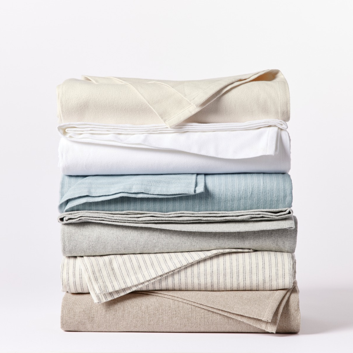 Coyuchi Cloud Brushed Organic Flannel Sheets MADE SAFE
