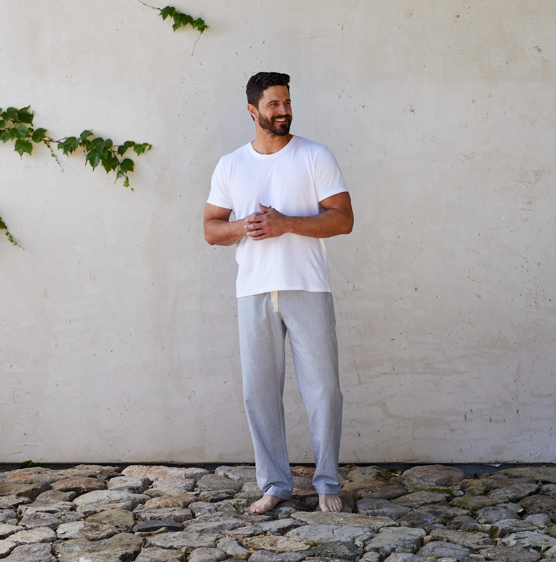 Men's Organic Crinkled Pajama Pants