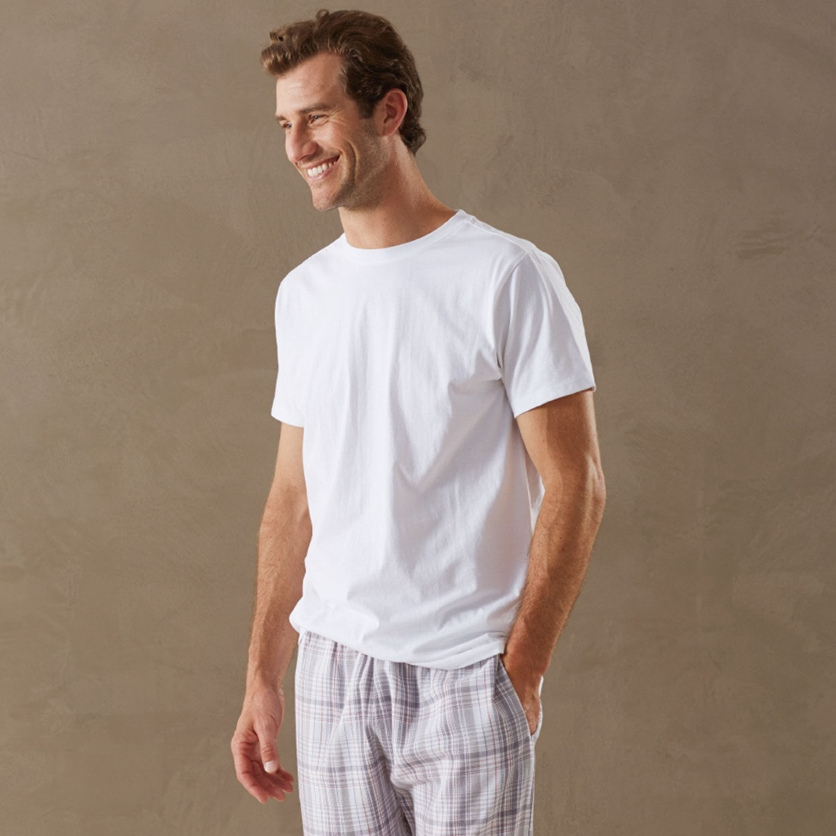 Coyuchi Men's Organic Knit Short Sleeve Tee MADE SAFE