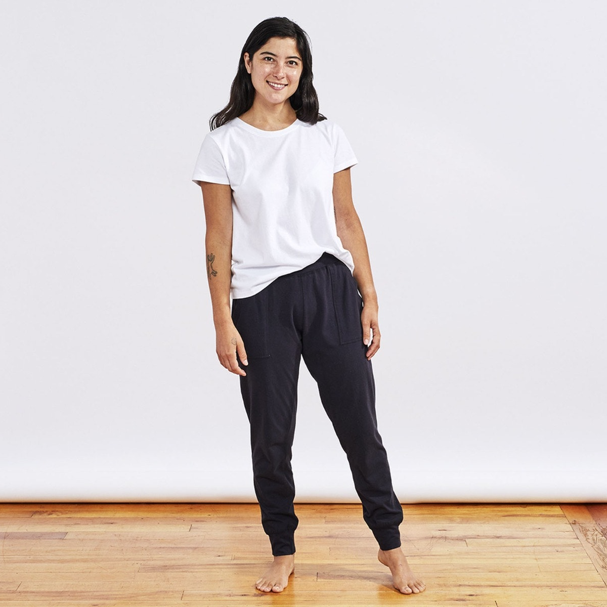 Coyuchi Women's Solstice Organic Short Sleeve Crew Top MADE SAFE