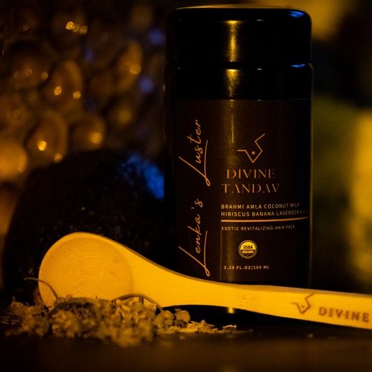 Divine Tandav Lenkas Luster Exotic Revitalizing Hair Pack MADE SAFE