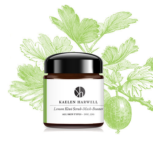 Kaelen Harwell Lemon Kiwi Scrub Mask Booster MADE SAFE