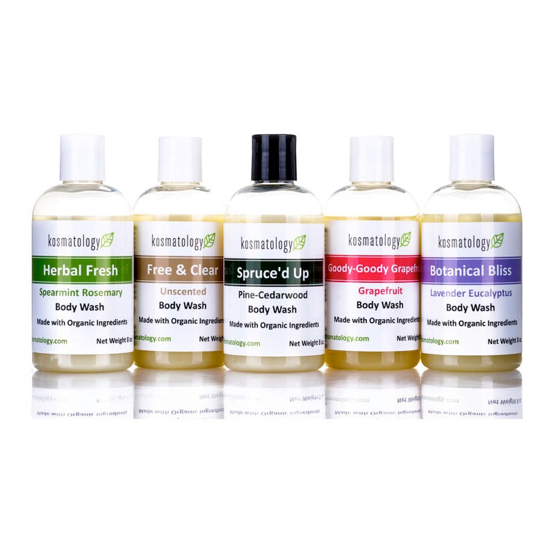 Kosmatology Body Wash Various Scents MADE SAFE