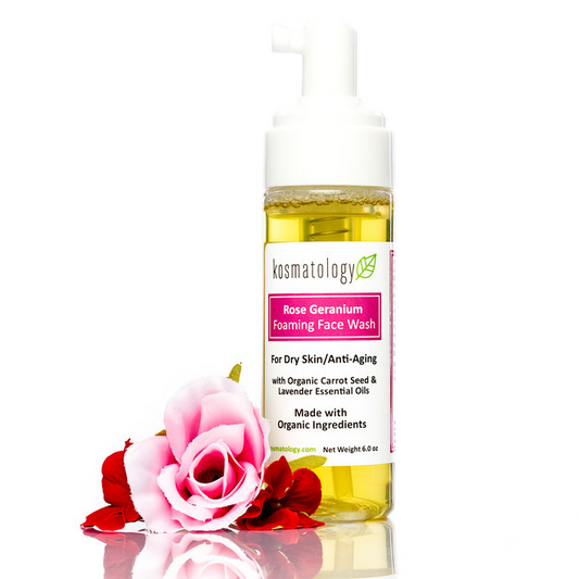 Kosmatology Foaming Facial Wash Rose Geranium MADE SAFE