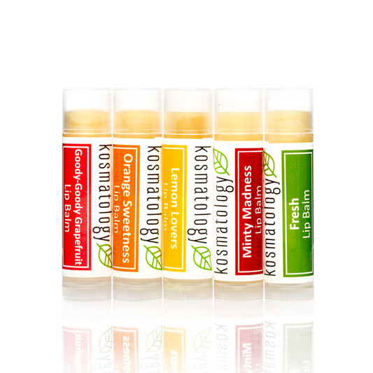 Kosmatology Lip Balm Lineup Various Flavors MADE SAFE