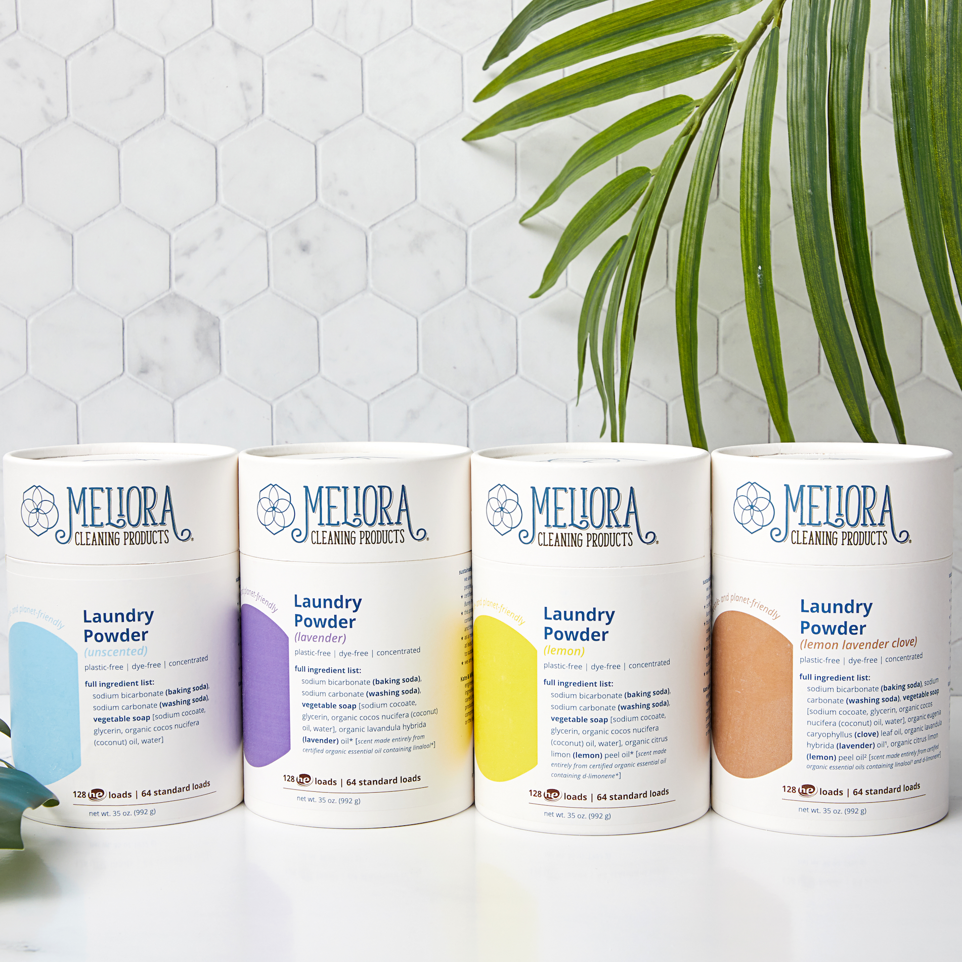 Meliora Laundry Powder Lineup MADE SAFE