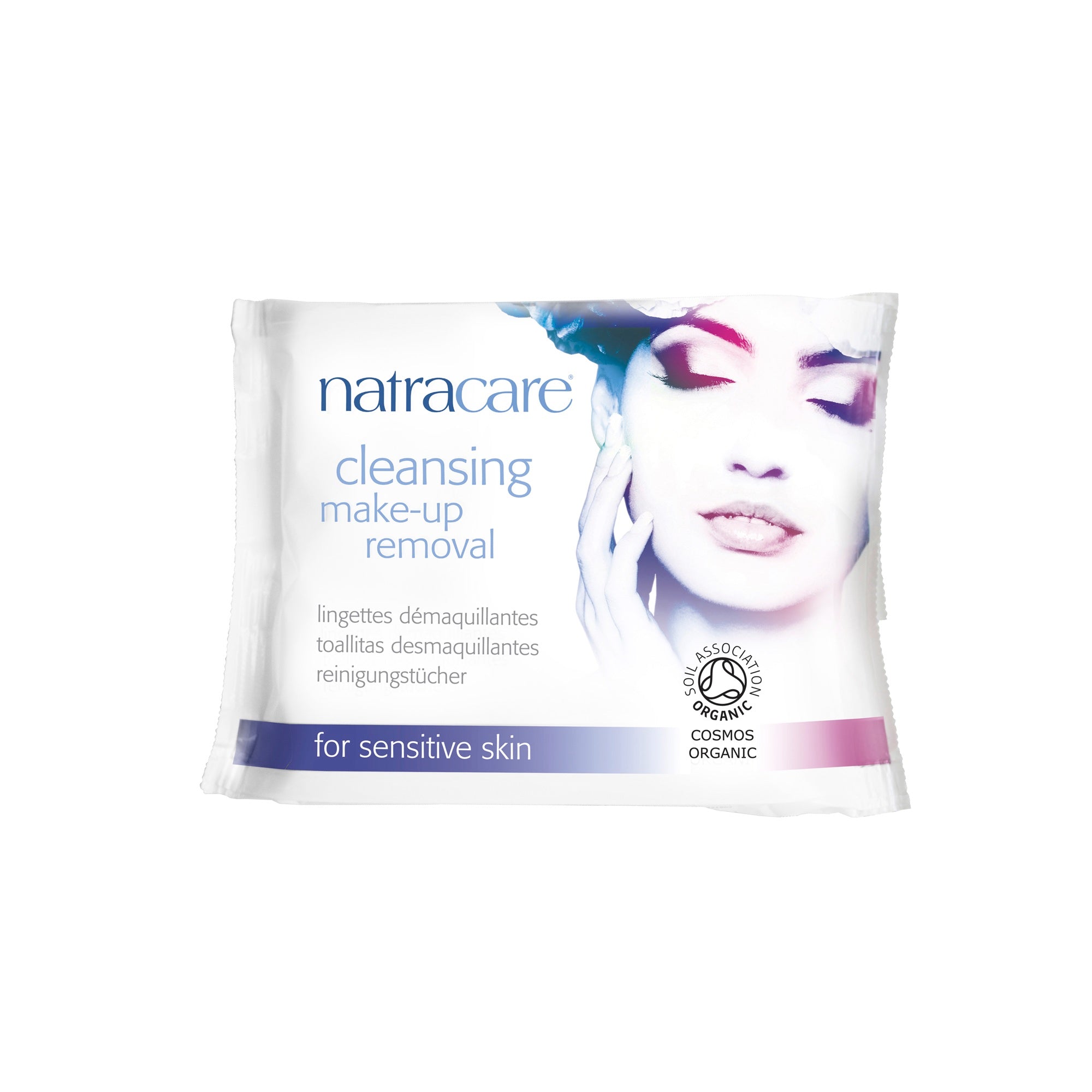 Natracare Organic Cleansing Makeup Remover Wipes MADE SAFE a