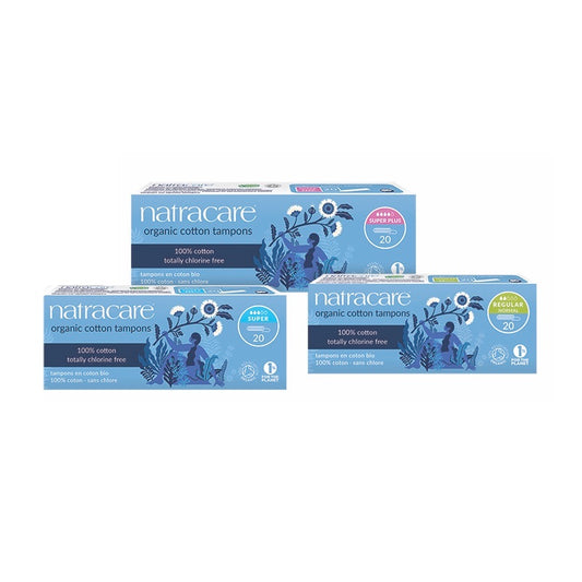 Natracare Organic Cotton Non-Applicator Tampons MADE SAFE