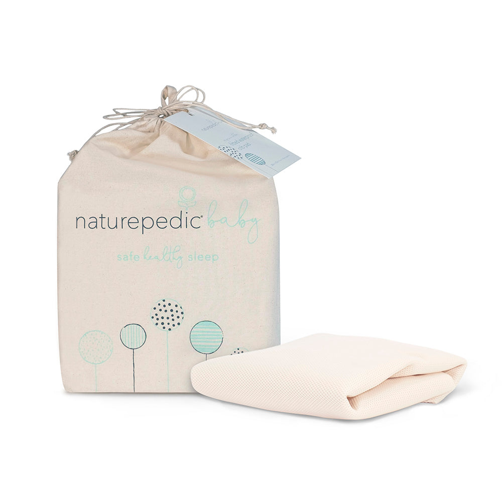 Naturepedic Organic Breathable Crib Mattress Pad Cover MADE SAFE