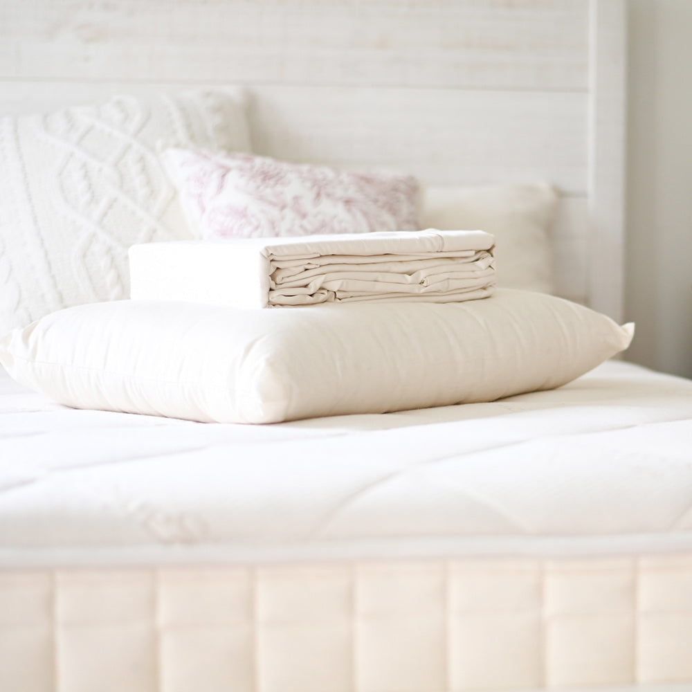 Naturepedic Organic Cotton Sheets Pillow Cases Lifestyle MADE SAFE