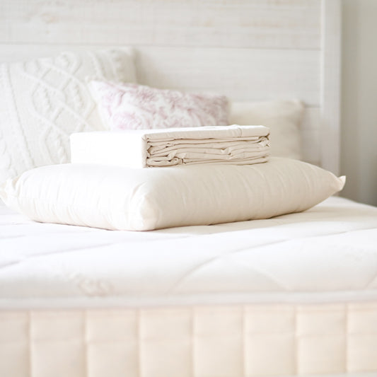 Naturepedic Organic Cotton Sheets Pillow Cases Lifestyle MADE SAFE