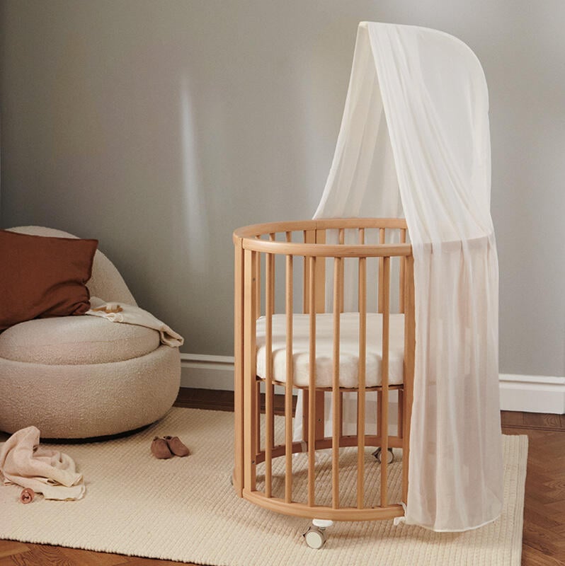 Naturepedic Organic Oval Crib Mattress Lifestyle MADE SAFE