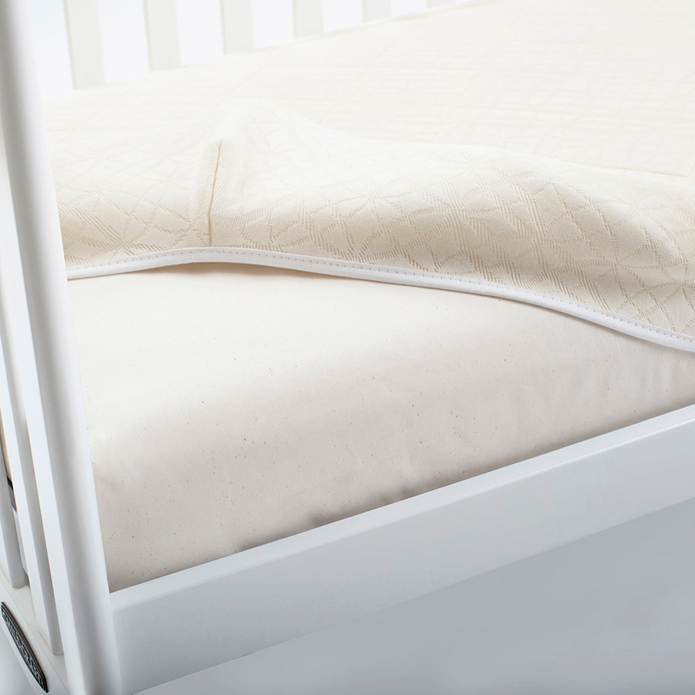 Naturepedic Organic Ultra Breathable Crib Mattress Pad Cover Inside MADE SAFE