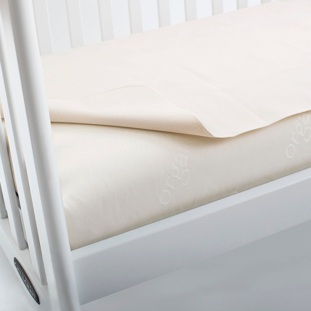Naturepedic Organic Waterproof Crib Mattress Protector Pad Flat MADE SAFE