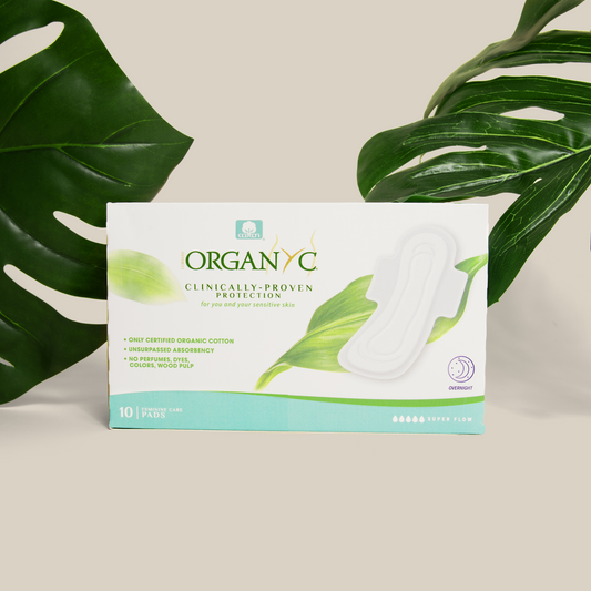 Organyc Super Flow Overnight Pads MADE SAFE