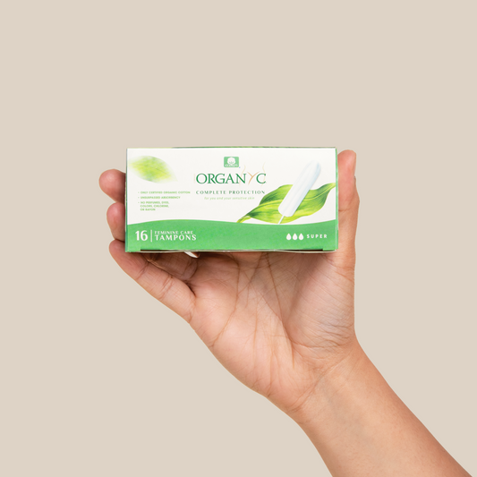 Organyc Super Organic Cotton No-Applicator Tampons MADE SAFE