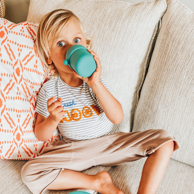 Pura my my Silicone Sippy Cup Lifestyle Green MADE SAFE