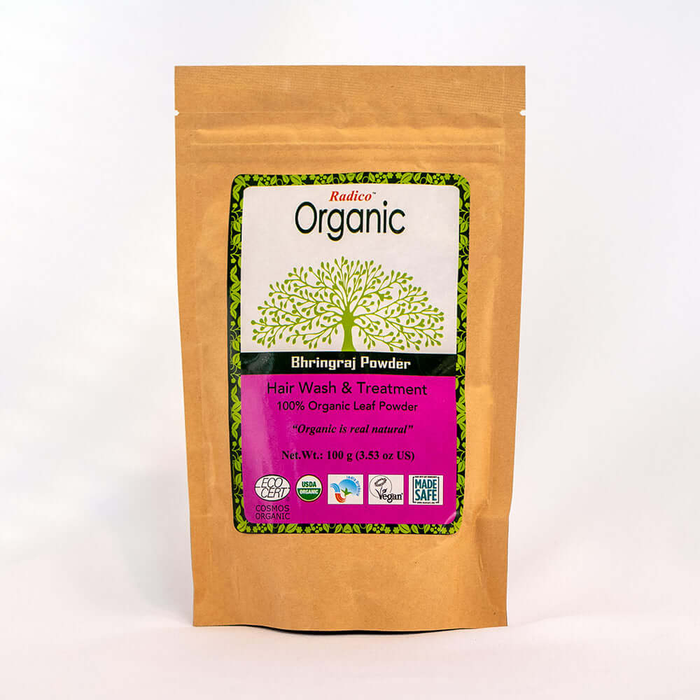 Radico Colour Me Organic Bhringraj Powder Packaging MADE SAFE