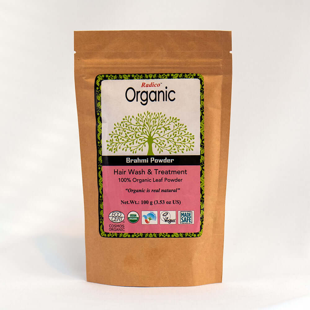Radico Colour Me Organic Brahmi Powder Packaging MADE SAFE
