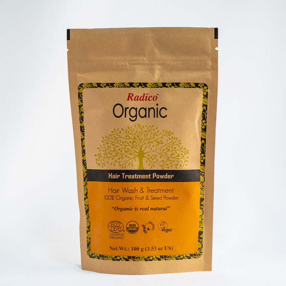 Radico Colour Me Organic Hair Treatment Powder Packaging MADE SAFE