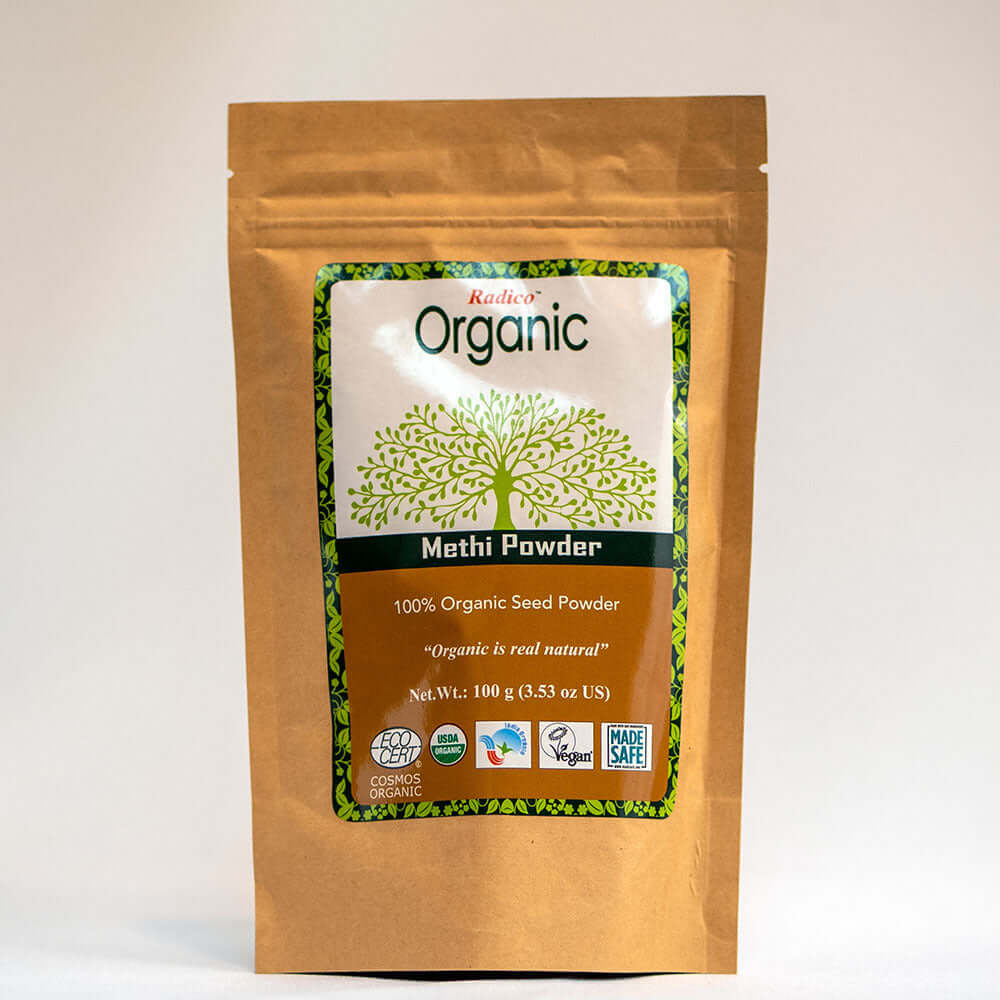 Radico Colour Me Organic Methi Powder Packaging MADE SAFE