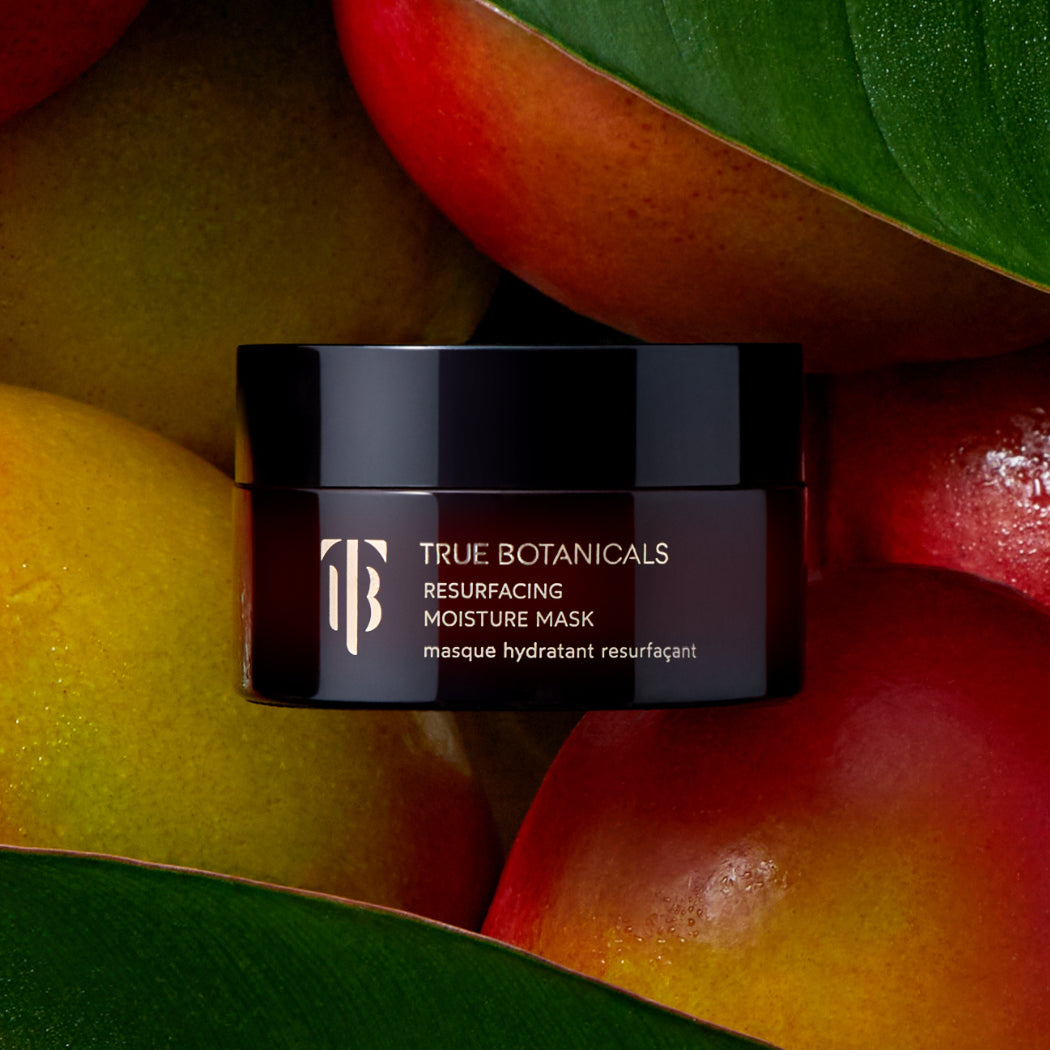 Offers True botanicals resurfacing moisture mask