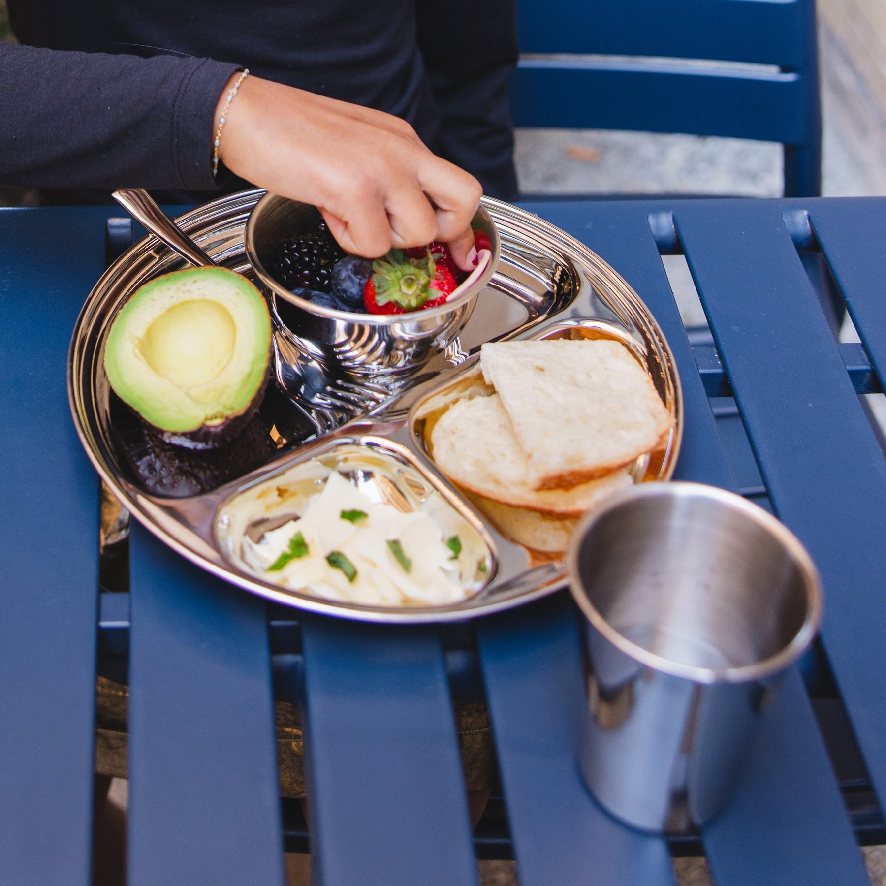 Ahimsa Essentials Divided Plate MADE SAFE