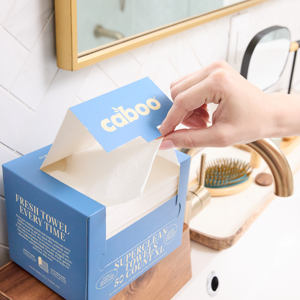 Caboo Bamboo Face Towels Folded MADE SAFE