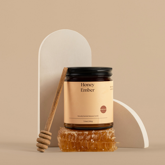 Fontana Candle Co. Honey Ember Beeswax Candle MADE SAFE