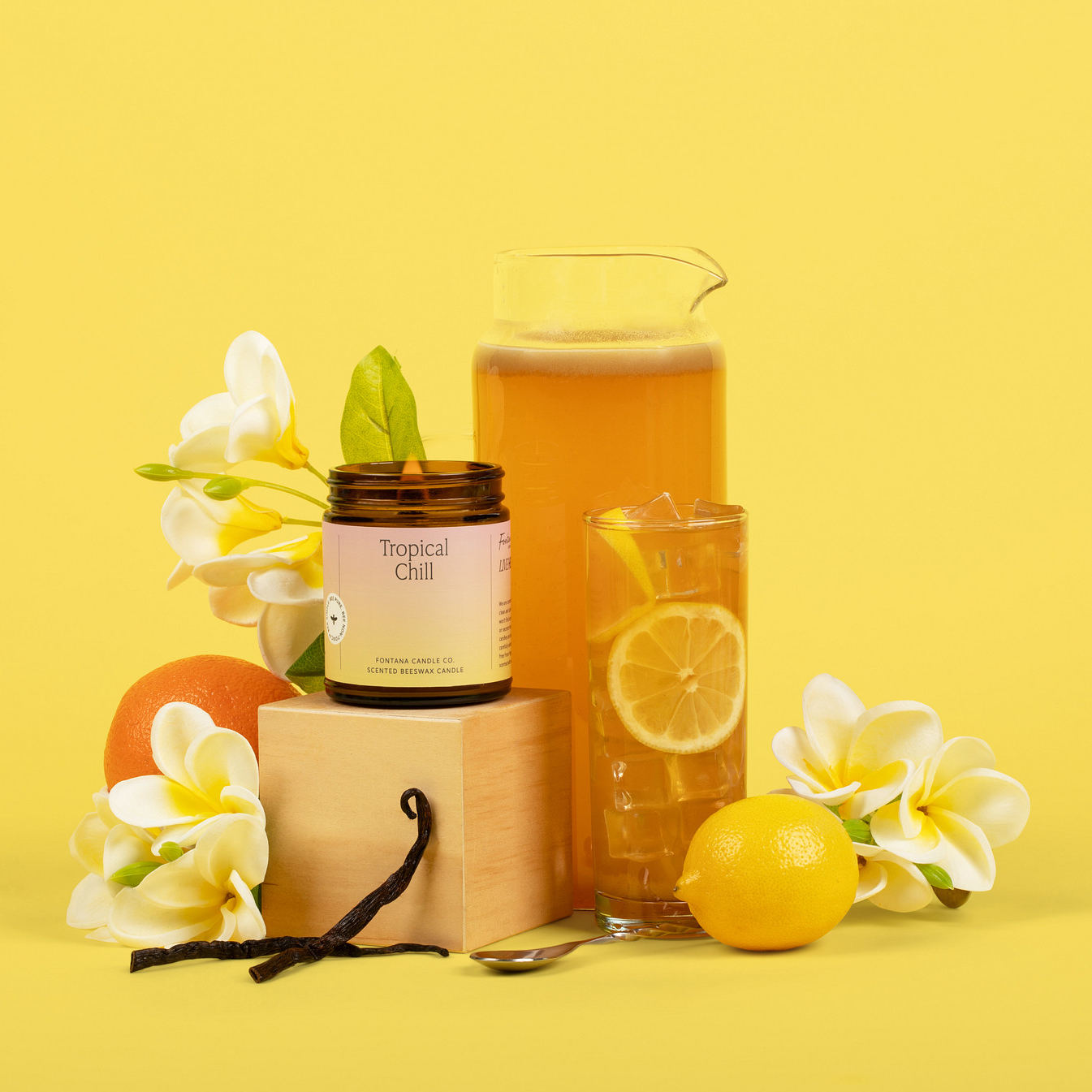 Fontana Candle Co Essential Oil Candle Tropical Chill by Healthlillie MADE SAFE