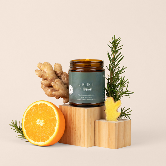 Fontana Candle Co Uplift by Nontoxic Dad Essential Oil Candle MADE SAFE