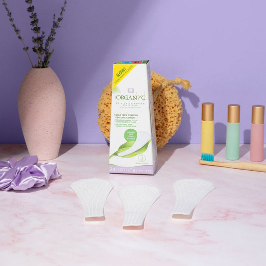 Organyc Foldable Tanga Thong Panty Liners MADE SAFE