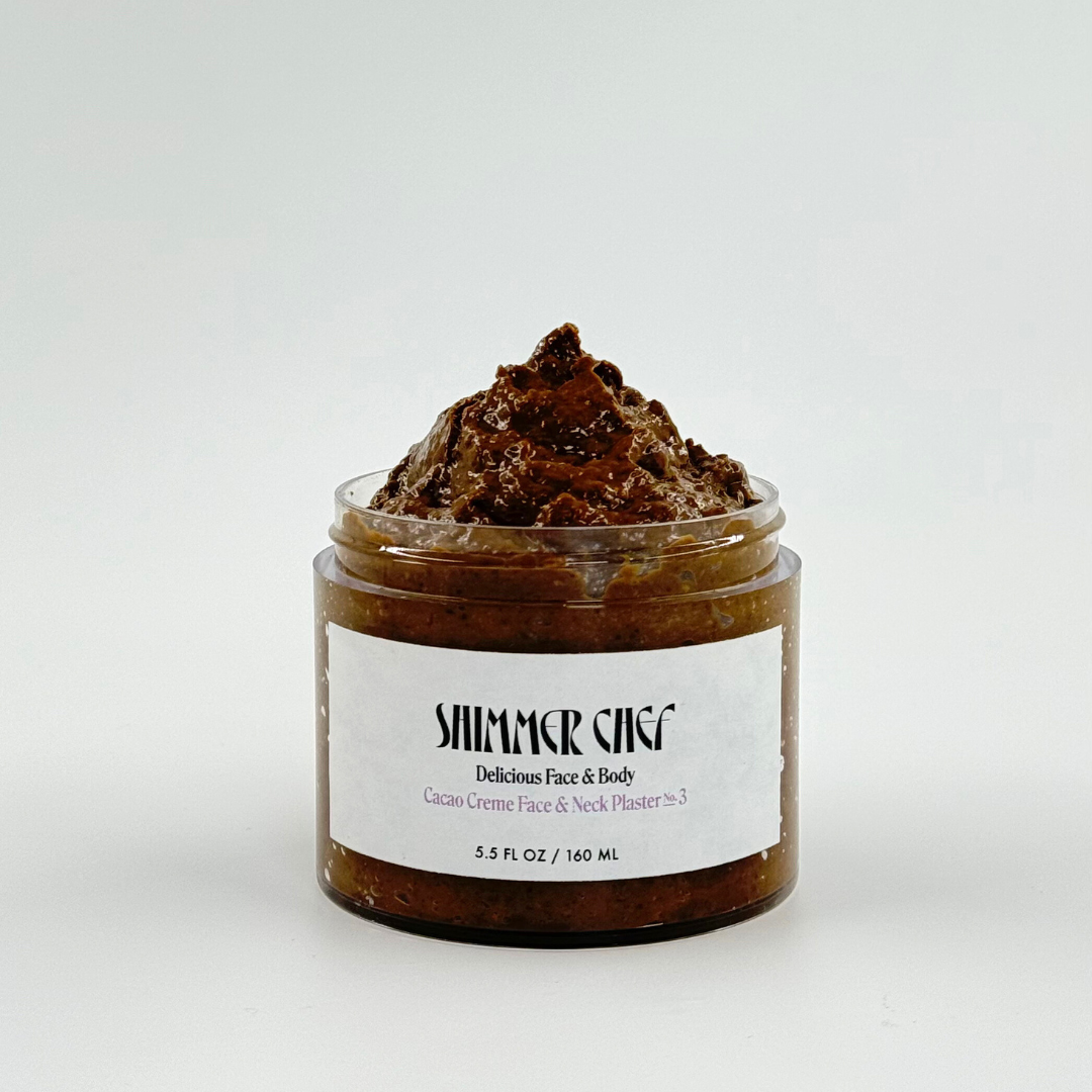 Shimmer Chef Cacao Creme Face Neck Plaster Open MADE SAFE