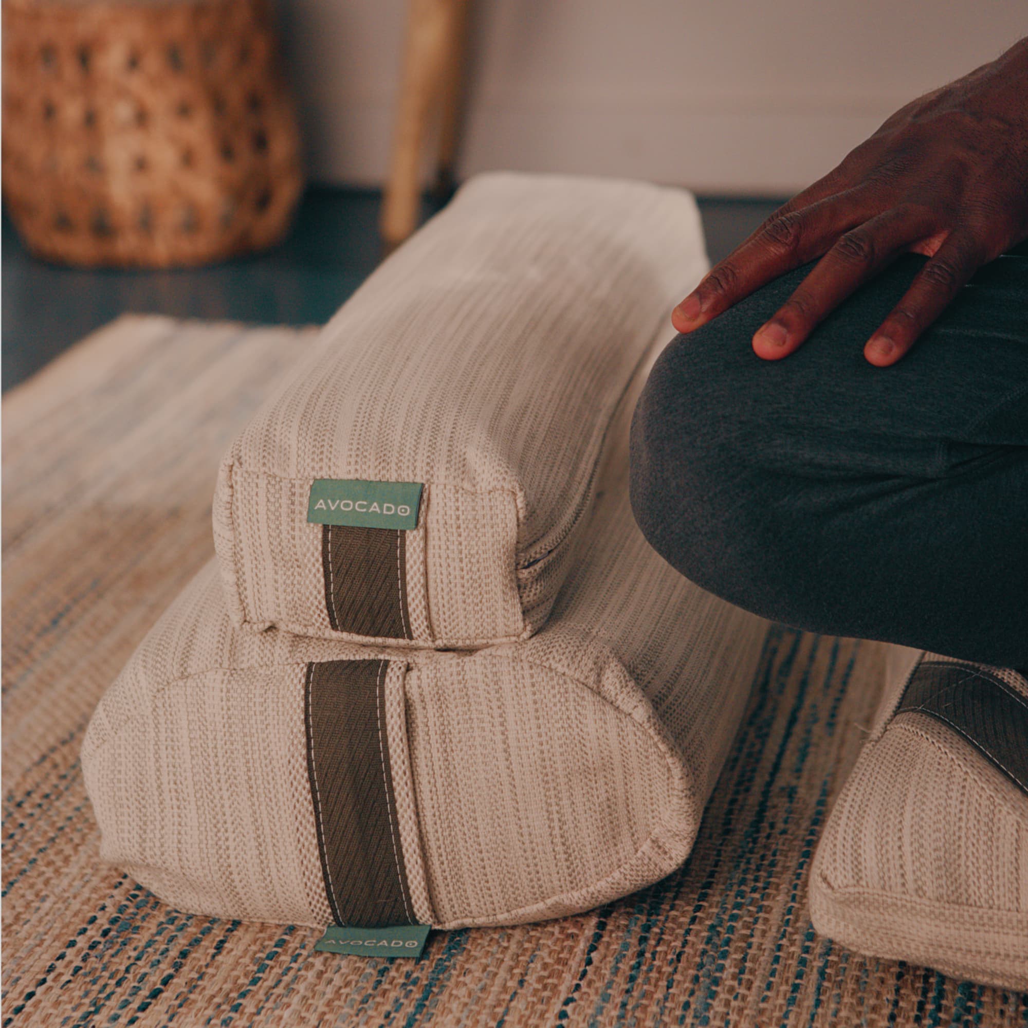 Avocado Green Mattress Organic Pranayama Yoga Pillow MADE SAFE a