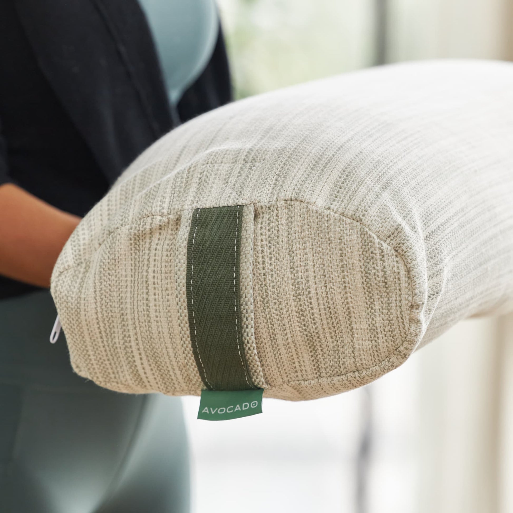 Avocado Green Mattress - Organic Yoga Bolster Pillow – MADE SAFE a
