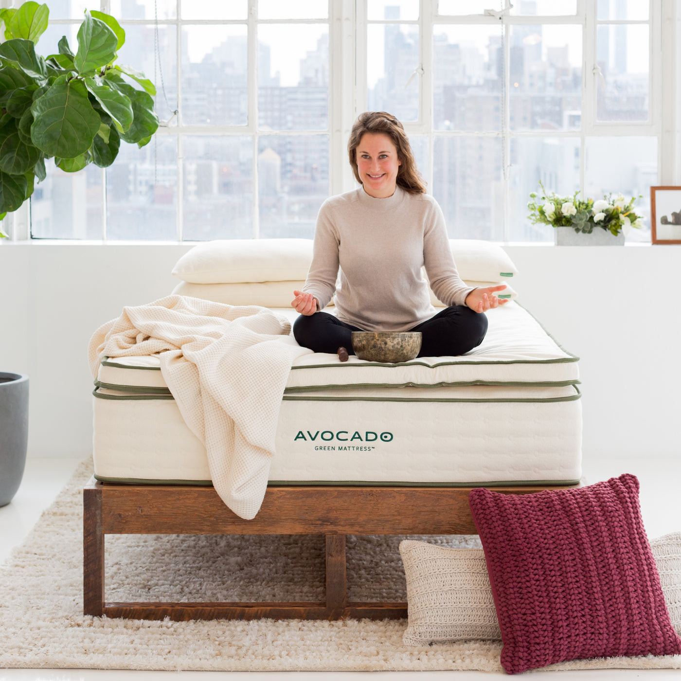 Avocado Vegan Mattress Topper MADE SAFE