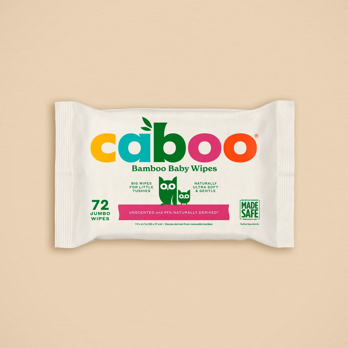 Caboo Bamboo Baby Wipes MADE SAFE a program of Nontoxic Certified