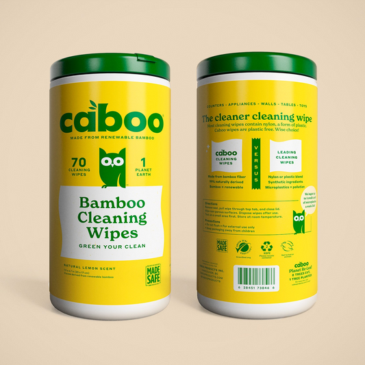 Caboo Bamboo Cleaning Wipes MADE SAFE