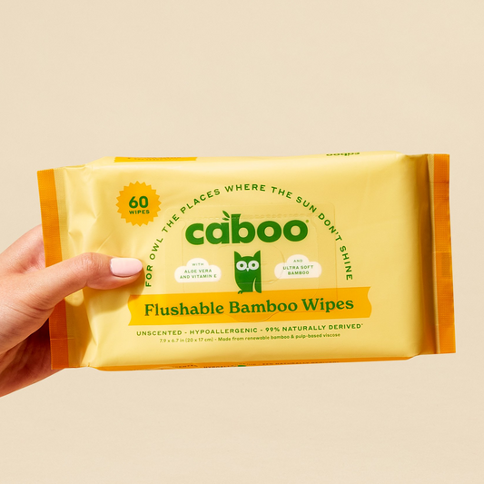 Caboo Bamboo Flushable Wipes MADE SAFE