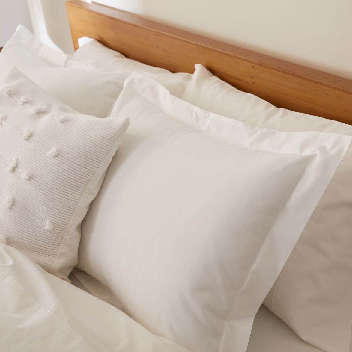Coyuchi Heritage Organic Percale Pillow Sham MADE SAFE